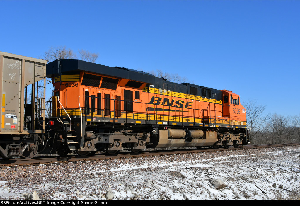 BNSF 6036 Roster shot.